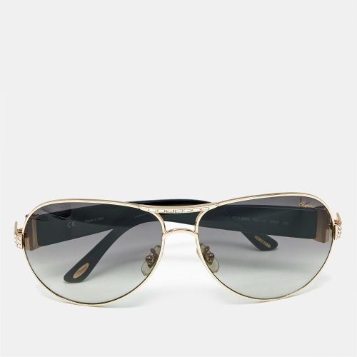 Chopard Black Gradient SCH 866S Crystal Aviator Sunglasses - Chopard - Modalova