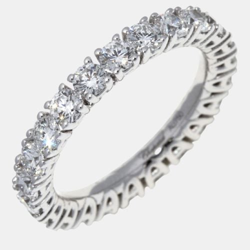 Chopard 18K White Gold and Diamond Band Ring EU 50 - Chopard - Modalova