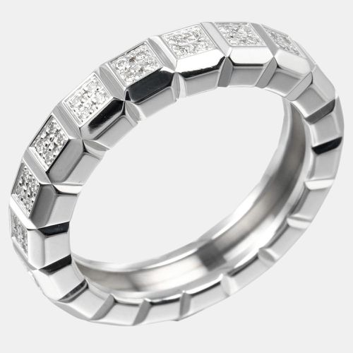 Chopard 18K White Gold, Diamond Ice Cube Ring EU 53.5 - Chopard - Modalova