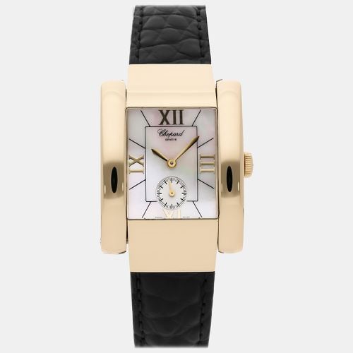 Chopard White Mother Of Pearl 18k Yellow Gold La Strada Quartz Women's Wristwatch 23 mm - Chopard - Modalova