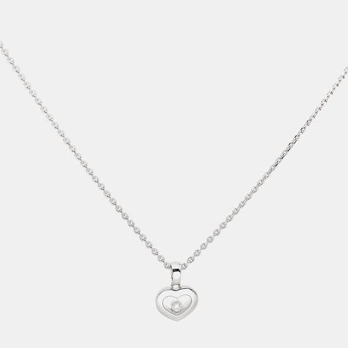 Chopard Happy Diamonds Icons 18k White Gold Pendant Necklace - Chopard - Modalova