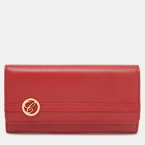 Chopard Red Leather Flap Continental Wallet - Chopard - Modalova