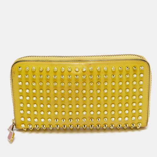 Christian Louboutin Yellow Leather Panettone Continental Wallet - Christian Louboutin - Modalova