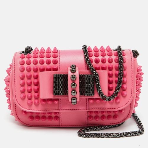 Christian Louboutin Pink Leather Sweet Charity Crossbody Bag - Christian Louboutin - Modalova