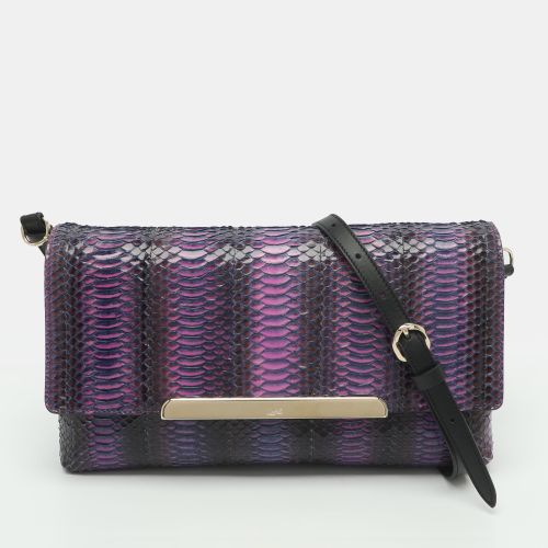 Rougissime Ombre Python Leather Clutch - Christian Louboutin - Modalova