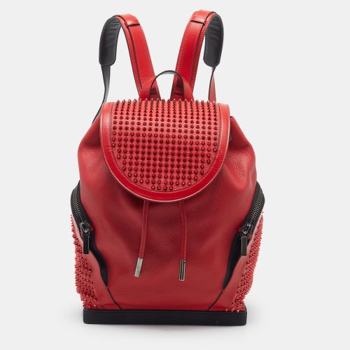 Explorafunk Spikes Leather and Rubber Backpack - Christian Louboutin - Modalova