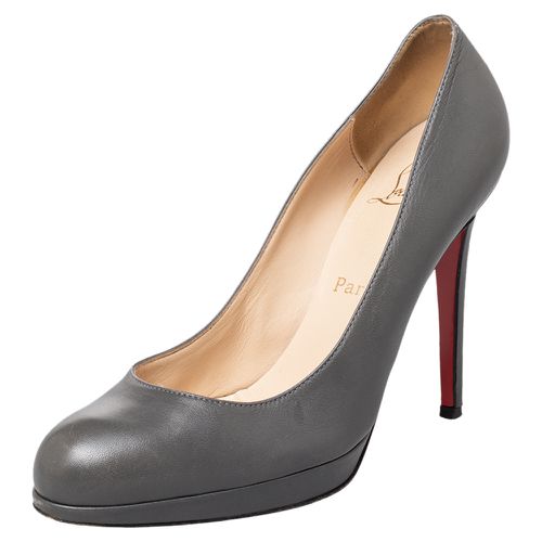 Christian Louboutin Grey Leather New Simple Pumps Size 39 - Christian Louboutin - Modalova