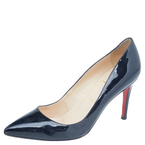 Christian Louboutin Black Patent Leather Decollete 554 Pointed Toe Pumps Size 39 - Christian Louboutin - Modalova