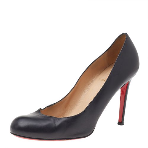 Christian Louboutin Black Leather Simple Pumps Size 38.5 - Christian Louboutin - Modalova