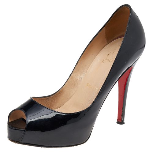 Christian Louboutin Black Patent Leather Very Prive Pumps Size 36 - Christian Louboutin - Modalova