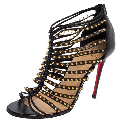 Studded Leather Millaclou Sandals Size 37 - Christian Louboutin - Modalova