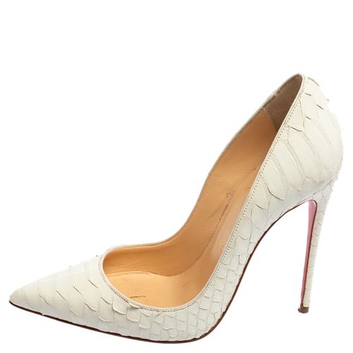 Python Leather So Kate Pumps Size 35.5 - Christian Louboutin - Modalova