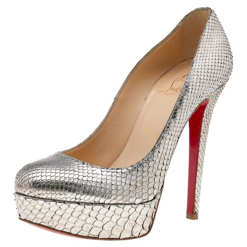 Bianca Size 36 Python Leather Platform Pumps - Christian Louboutin - Modalova