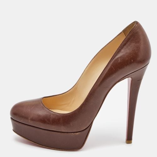 Christian Louboutin Brown Leather Bianca Pumps Size 36 - Christian Louboutin - Modalova