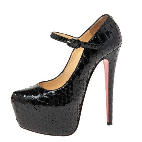 Python Leather Daffodile Pumps Size 36 - Christian Louboutin - Modalova