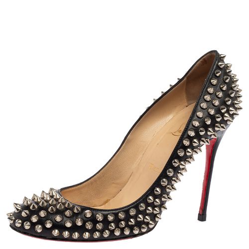 Leather Spiked Fifi Pumps Size 39 - Christian Louboutin - Modalova