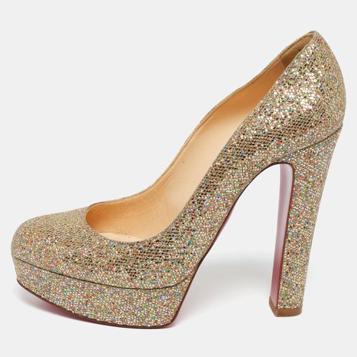 Glitter Bibi Platform Pumps Size 37.5 - Christian Louboutin - Modalova