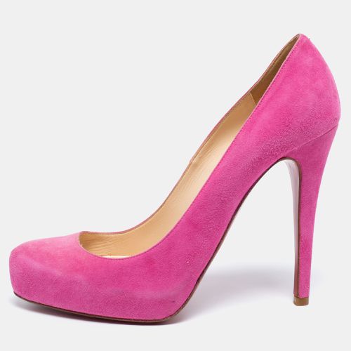 Christian Louboutin Pink Suede Elisa Pumps Size 38.5 - Christian Louboutin - Modalova