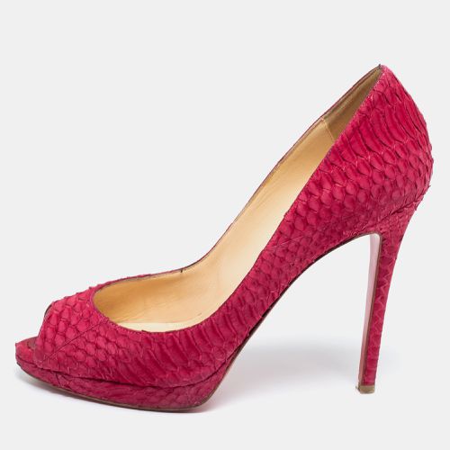 Dark Python Leather Yolanda Pumps Size 39 - Christian Louboutin - Modalova