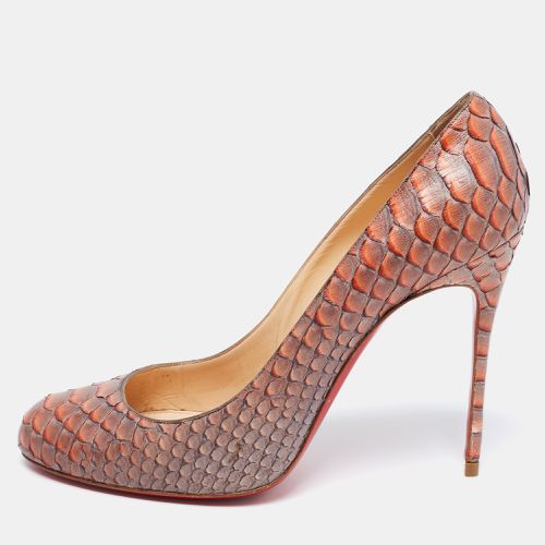 Two-Tone Python Leather Fifi Pumps Size 41 - Christian Louboutin - Modalova