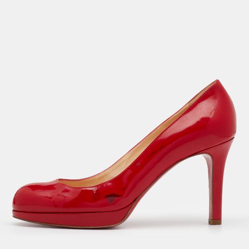 Christian Louboutin Red Patent Leather New Simple Platform Pumps Size 37 - Christian Louboutin - Modalova