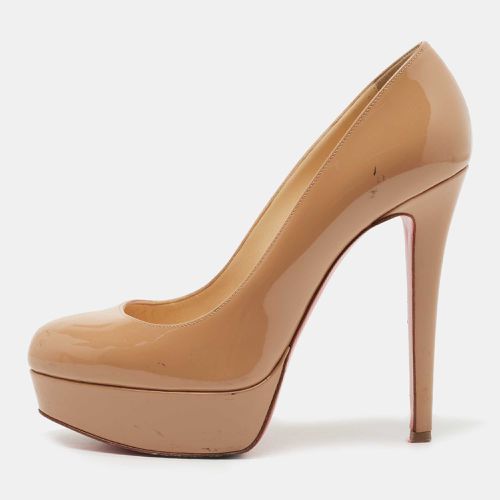 Christian Louboutin Beige Patent Leather Bianca Pumps Size 37 - Christian Louboutin - Modalova