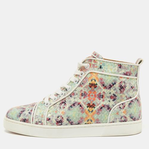 Printed Python Louis Orlato High Top Sneakers Size 37 - Christian Louboutin - Modalova