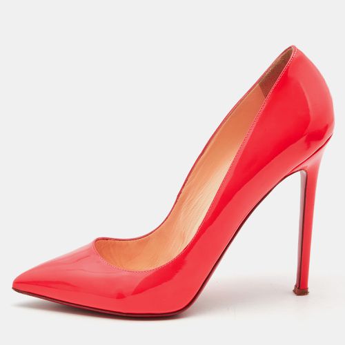 Christian Louboutin Neon Coral Patent Leather So Kate Pointed Toe Pumps Size 40.5 - Christian Louboutin - Modalova