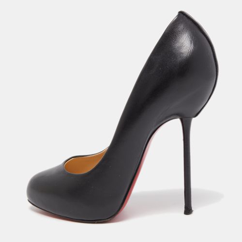 Christian Louboutin Black Leather Big Lips Pumps Size 38 - Christian Louboutin - Modalova