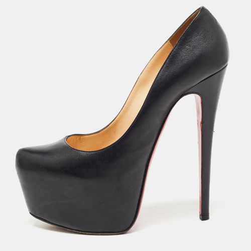 Christian Louboutin Black Leather Daffodile Pumps Size 38 - Christian Louboutin - Modalova