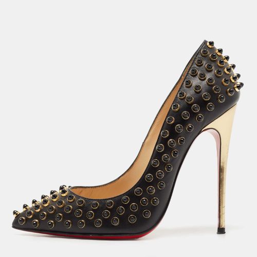 Christian Louboutin Black Leather Studded Follies Cabo Pumps Size 34.5 - Christian Louboutin - Modalova