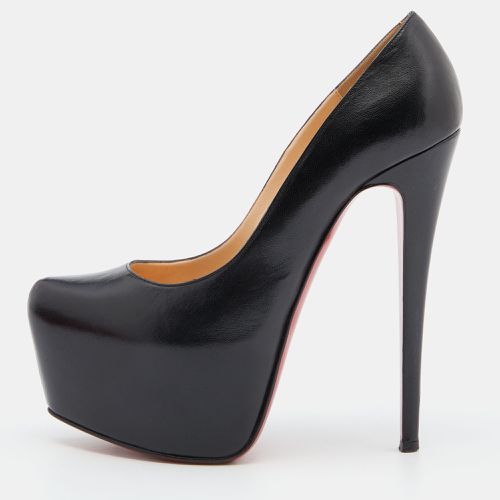 Christian Louboutin Black Leather Daffodile Pumps Size 38.5 - Christian Louboutin - Modalova