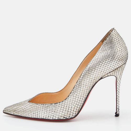 Christian Louboutin Metallic Watersnake Leather Pumps Size 38 - Christian Louboutin - Modalova