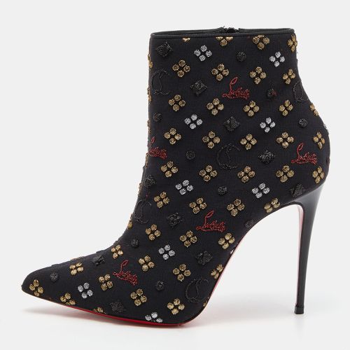 Embroidered Fabric So Kate Ankle Booties Size 37.5 - Christian Louboutin - Modalova