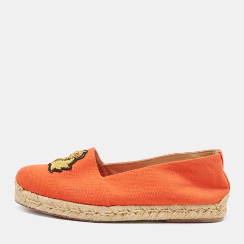 Christian Louboutin Orange Canvas Gala Espadrilles Size 35 - Christian Louboutin - Modalova