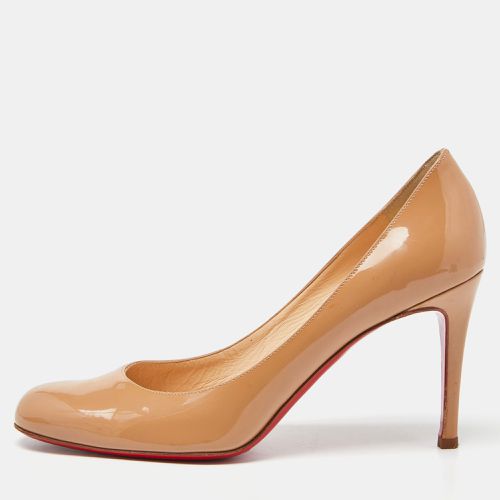 Christian Louboutin Beige Patent Simple Pumps Size 38.5 - Christian Louboutin - Modalova