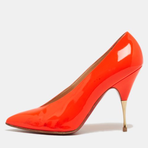 Christian Louboutin Neon Orange Patent Leather Lola Pumps Size 38 - Christian Louboutin - Modalova