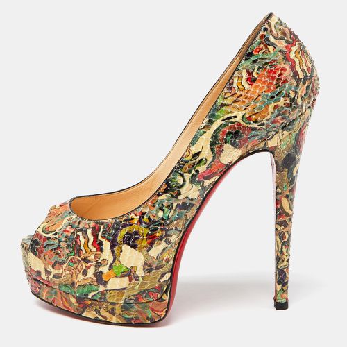 Python Faience Lucido Palais Royal Pumps Size 37.5 - Christian Louboutin - Modalova