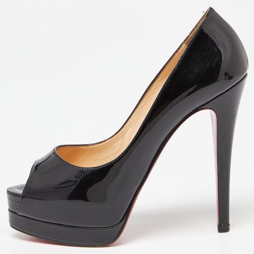 Christian Louboutin Black Patent Leather Altadama Pumps Size 36.5 - Christian Louboutin - Modalova