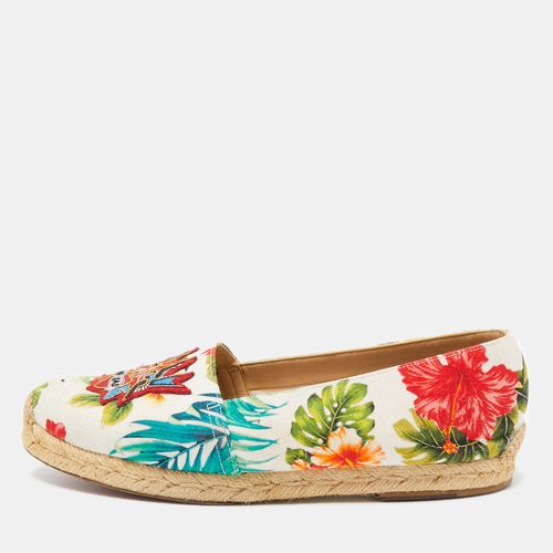 Christian Louboutin Multicolor Canvas Gala Espadrille Flats Size 38 - Christian Louboutin - Modalova