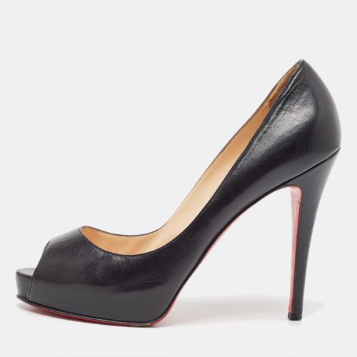 Christian Louboutin Black Leather Very Prive Pumps Size 37.5 - Christian Louboutin - Modalova