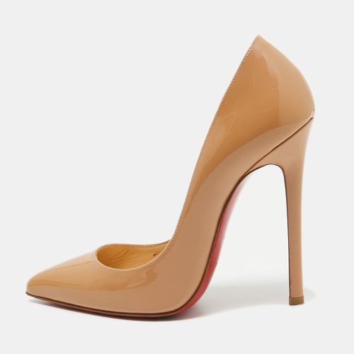 Christian Louboutin Beige Patent Leather Pigalle Pumps Size 37 - Christian Louboutin - Modalova