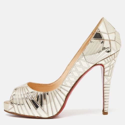 PVC Peep Toe Art Deco Pumps Size 39 - Christian Louboutin - Modalova