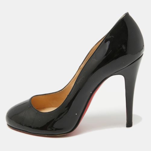 Christian Louboutin Black Patent Leather Ron Ron Pumps Size 38.5 - Christian Louboutin - Modalova