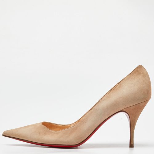 Christian Louboutin Beige Suede Pumps Size 36 - Christian Louboutin - Modalova