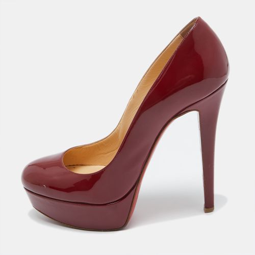 Christian Louboutin Dark Red Patent Leather Bianca Pumps Size 37 - Christian Louboutin - Modalova