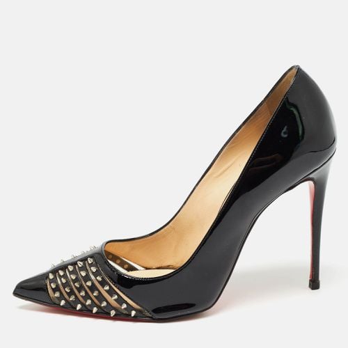 Christian Louboutin Black Patent Leather Bareta Pumps Size 38 - Christian Louboutin - Modalova