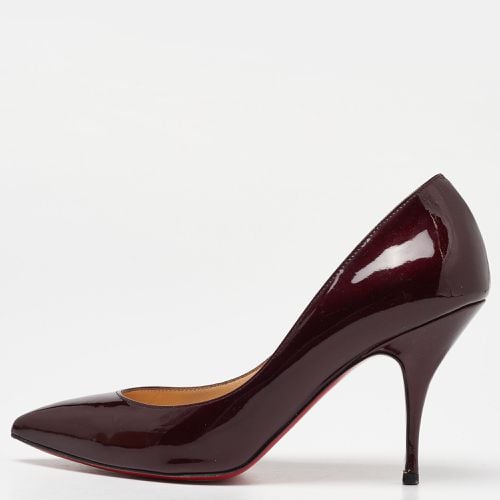 Christian Louboutin Burgundy Patent Leather Pigalle Pointed Toe Pumps Size 36 - Christian Louboutin - Modalova