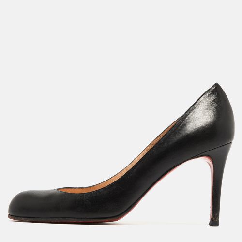 Christian Louboutin Black Leather Simple Pumps Size 37 - Christian Louboutin - Modalova