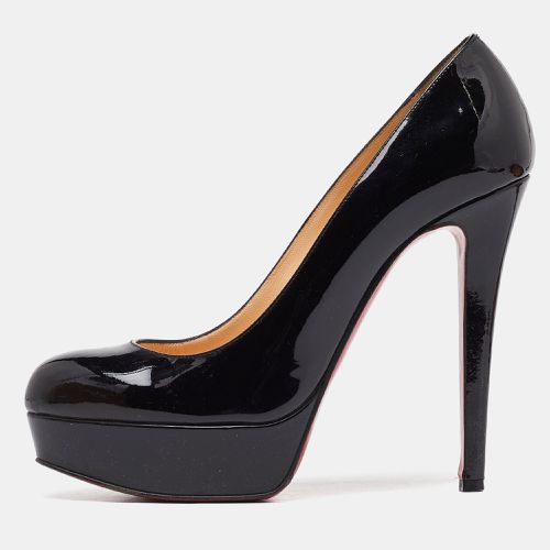 Christian Louboutin Black Patent Leather Bianca Platform Pumps Size 38.5 - Christian Louboutin - Modalova